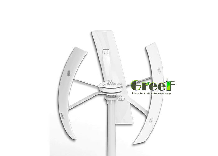 24-380Vac tùy chọn Voltage Turbine định hướng dọc cho tốc độ gió cắt 3 M/s