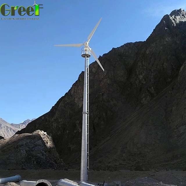 Cài đặt cối xay gió Lưới điều khiển Pitch Điều khiển tua bin gió Máy phát điện tuabin gió 20kw cho gia đình