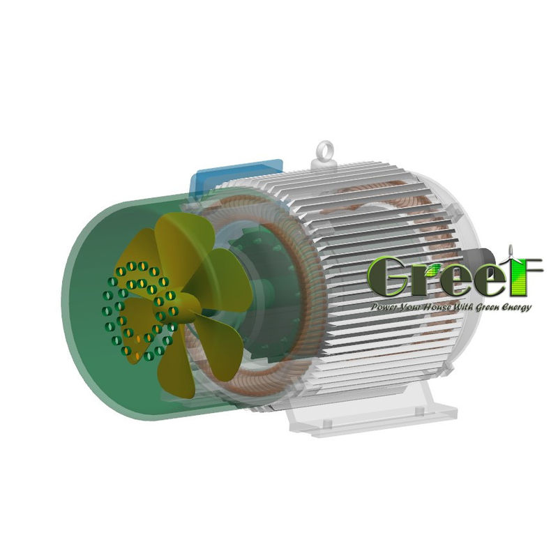 80kw 3 giai đoạn Ac Rpm thấp hiệu quả cao đất hiếm từ vĩnh cửu máy phát điện đồng bộ/ Máy biến đổi tốc độ thấp
