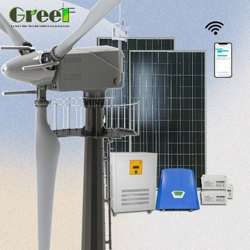 Pitch Control Grid Tie Biến tần Tua bin gió lai năng lượng mặt trời Lắp đặt dễ dàng 30KW